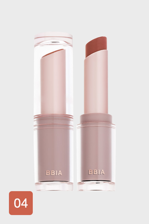Bbia Ready To Wear Water Lipstick - 04 Wet Apricot(รุ่น : สีส้มแอปริคอต)